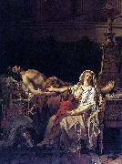 Jacques-Louis David Andromache mourns Hector oil painting